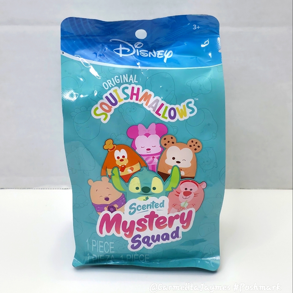⁉️ DISNEY SCENTED MYSTERY Original Squishmallows Blind Bag (1) NIB